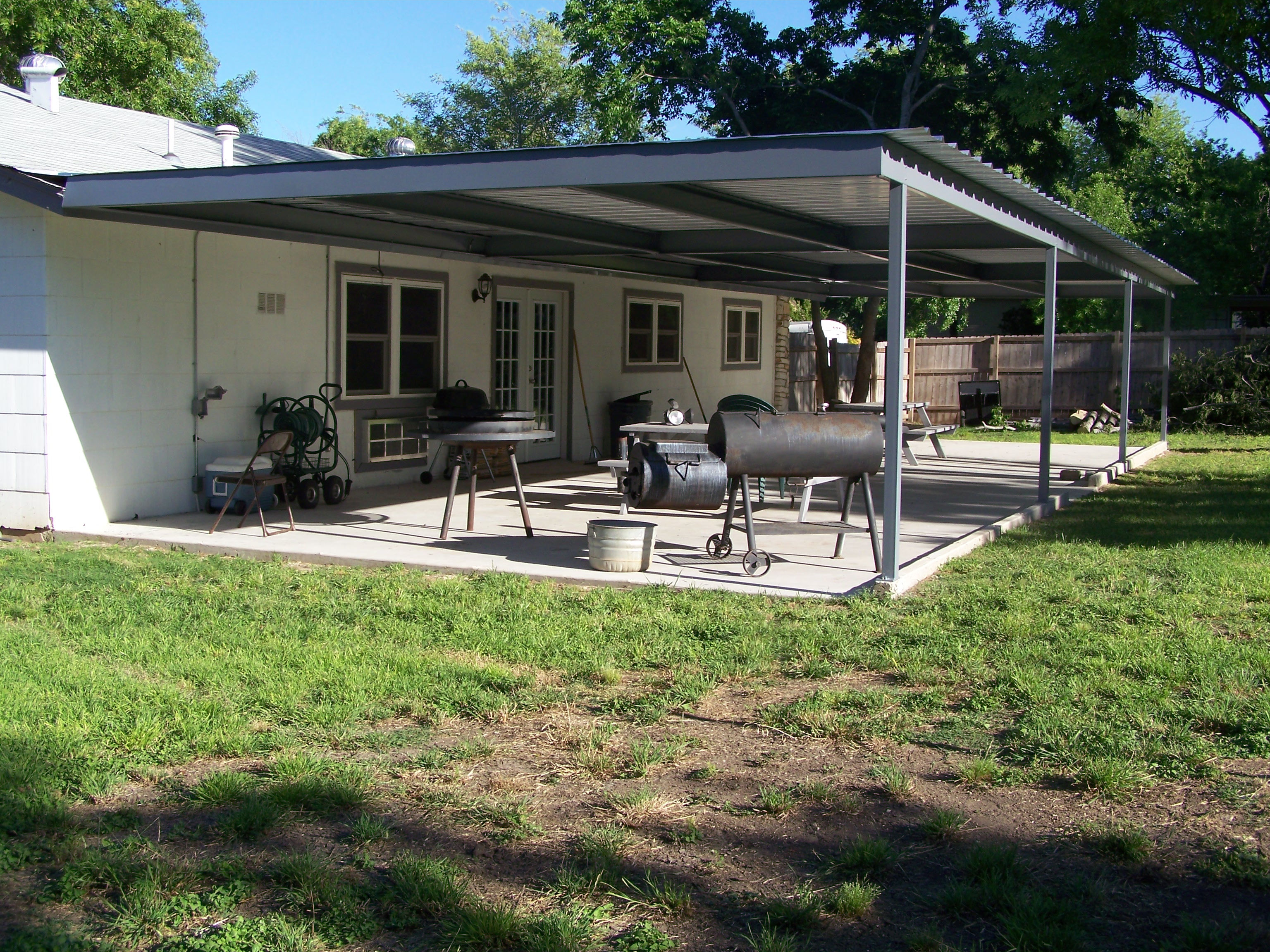 metal roof patio cover