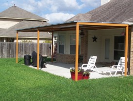 Custom Steel Patio Cover Awning New Braunfels Texas