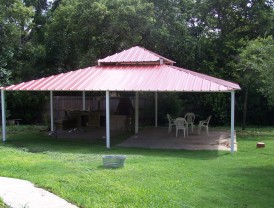 Backyard All Steel Custom Pavilion West San Antonio