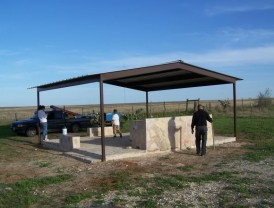 Metal Gabled Pavilion Atascosa County Charolette Texas