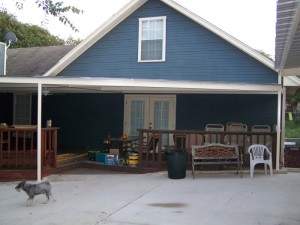 Metal Carport Awning Patio Cantilever Cover Swimming Pool South Bexar County