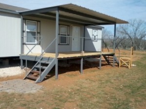 All Steel Awning Patio Cover Deck Ramp Charlotte Atascosa County 