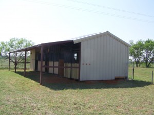 Kerrville, Texas Steel Addition to Barn and Awning