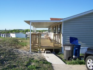 Custom Attached Awning Mobile Home North San Antonio