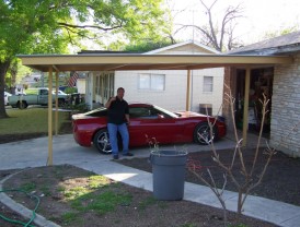Single Car Carport Northside San Antonio