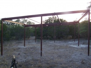 Custom All Steel Pole Barn, Pipe Creek, Texas 
