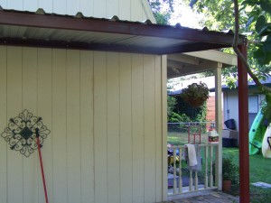 North side San Antonio Attached Steel Home Awning