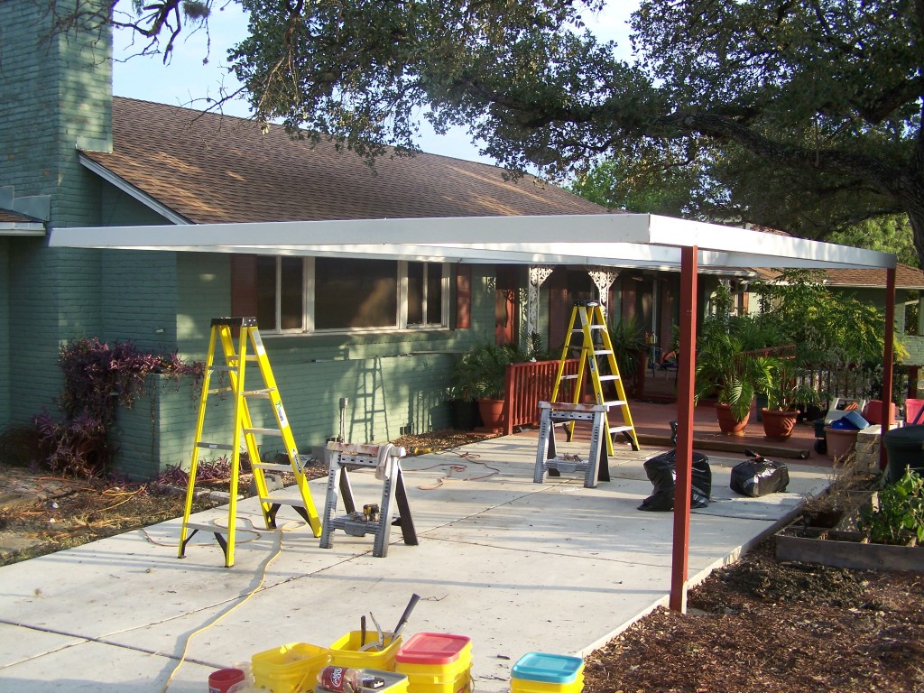 Northwest San Antonio Attached Carport - Carport Patio Covers Awnings ...