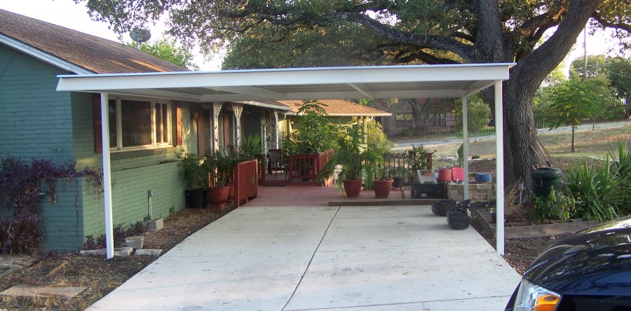 Northwest San Antonio Attached Carport