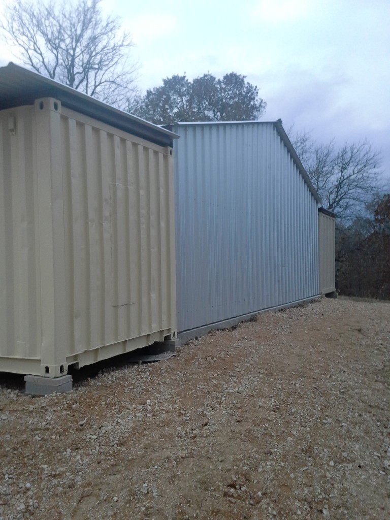 Gabled Enclosed Attachment, Floresville, Texas Carport Patio Covers