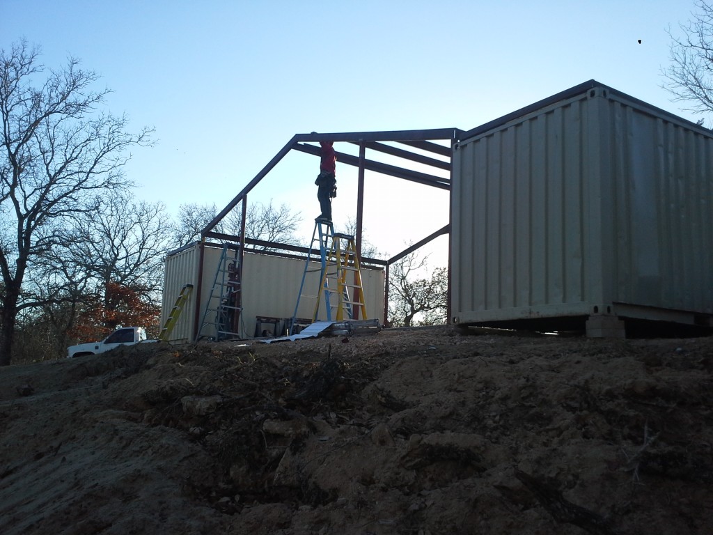 Gabled Enclosed Attachment, Floresville, Texas Carport Patio Covers