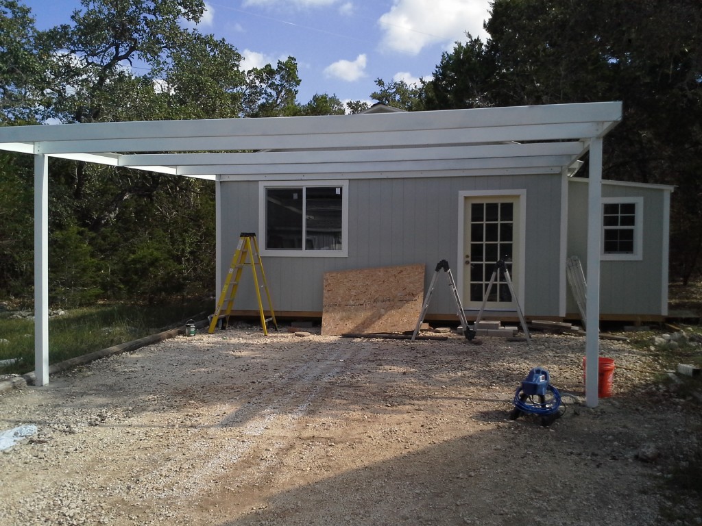 Cotulla, Texas Attached Custom All Steel Carport - Carport Patio Covers ...