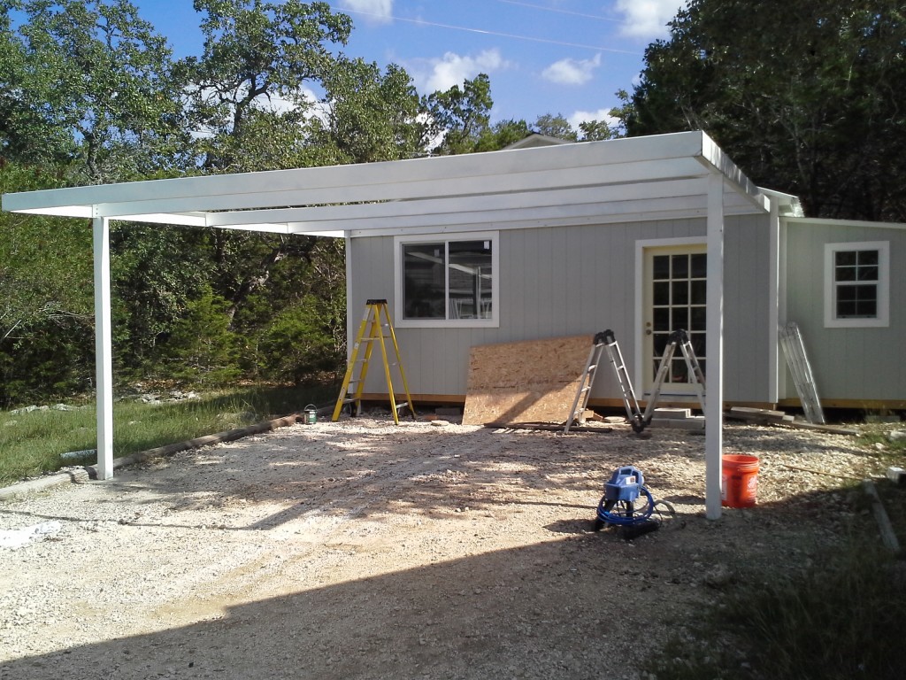 Cotulla, Texas Attached Custom All Steel Carport - Carport Patio Covers ...