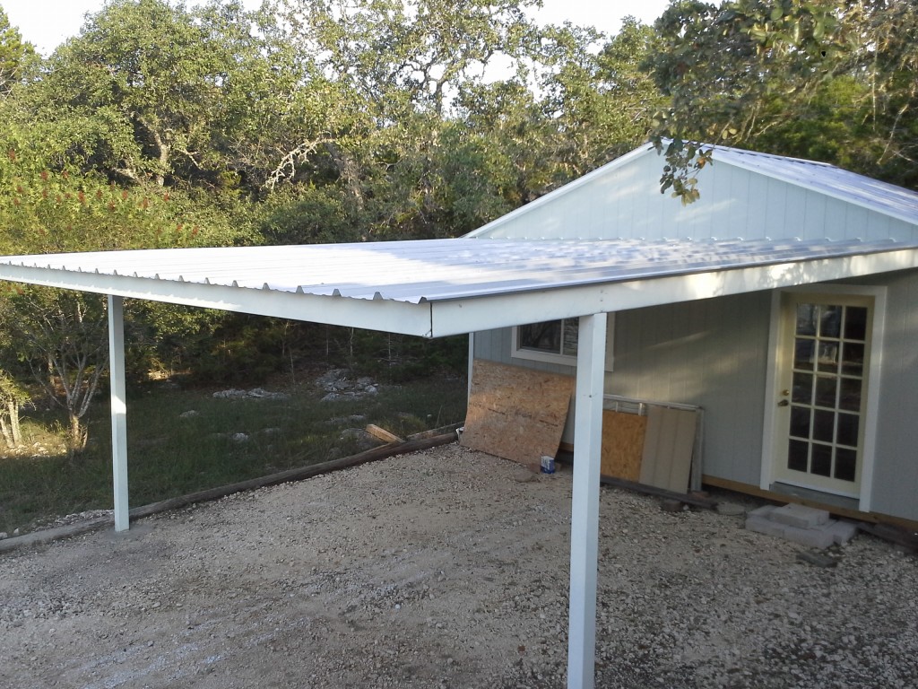 Cotulla, Texas Attached Custom All Steel Carport - Carport Patio Covers ...