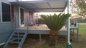 Lytle Texas 14'x21' Patio Deck and Awning