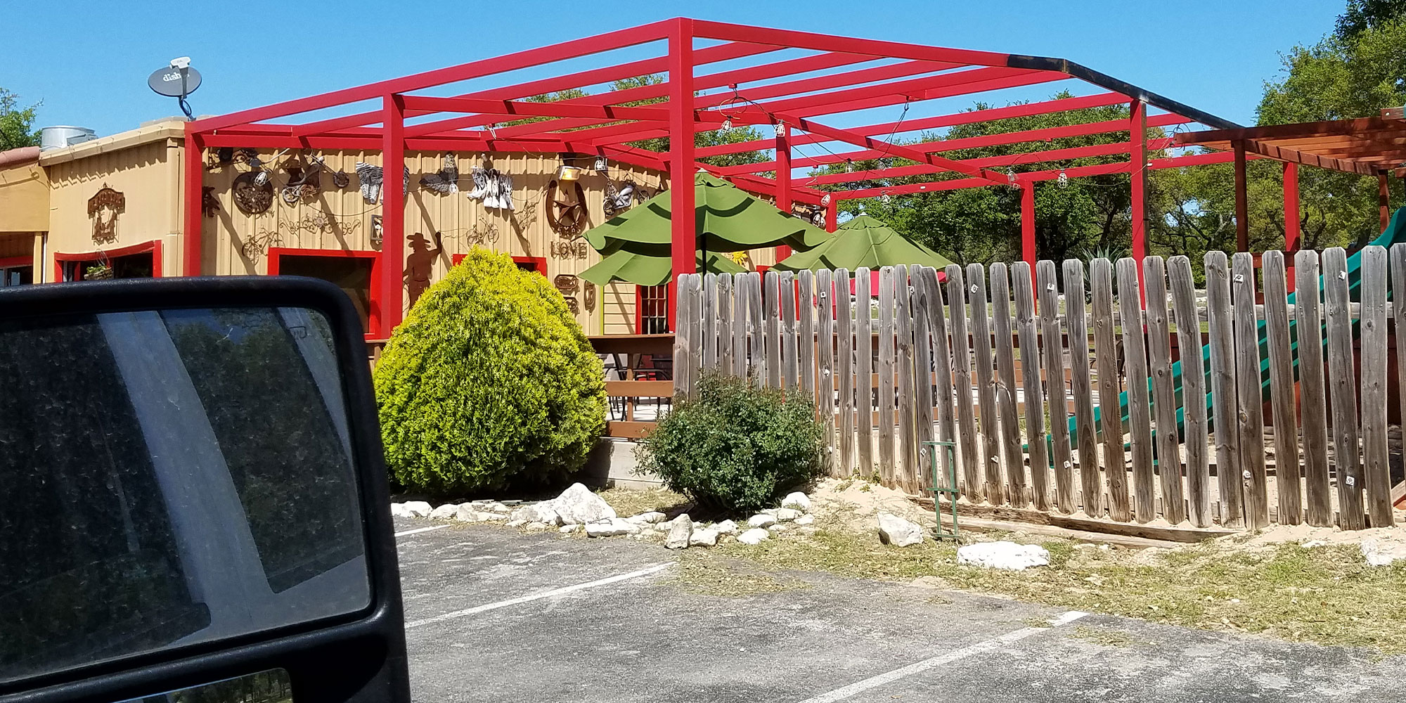 Custom steel carport and patio cover built in San Antonio, Texas